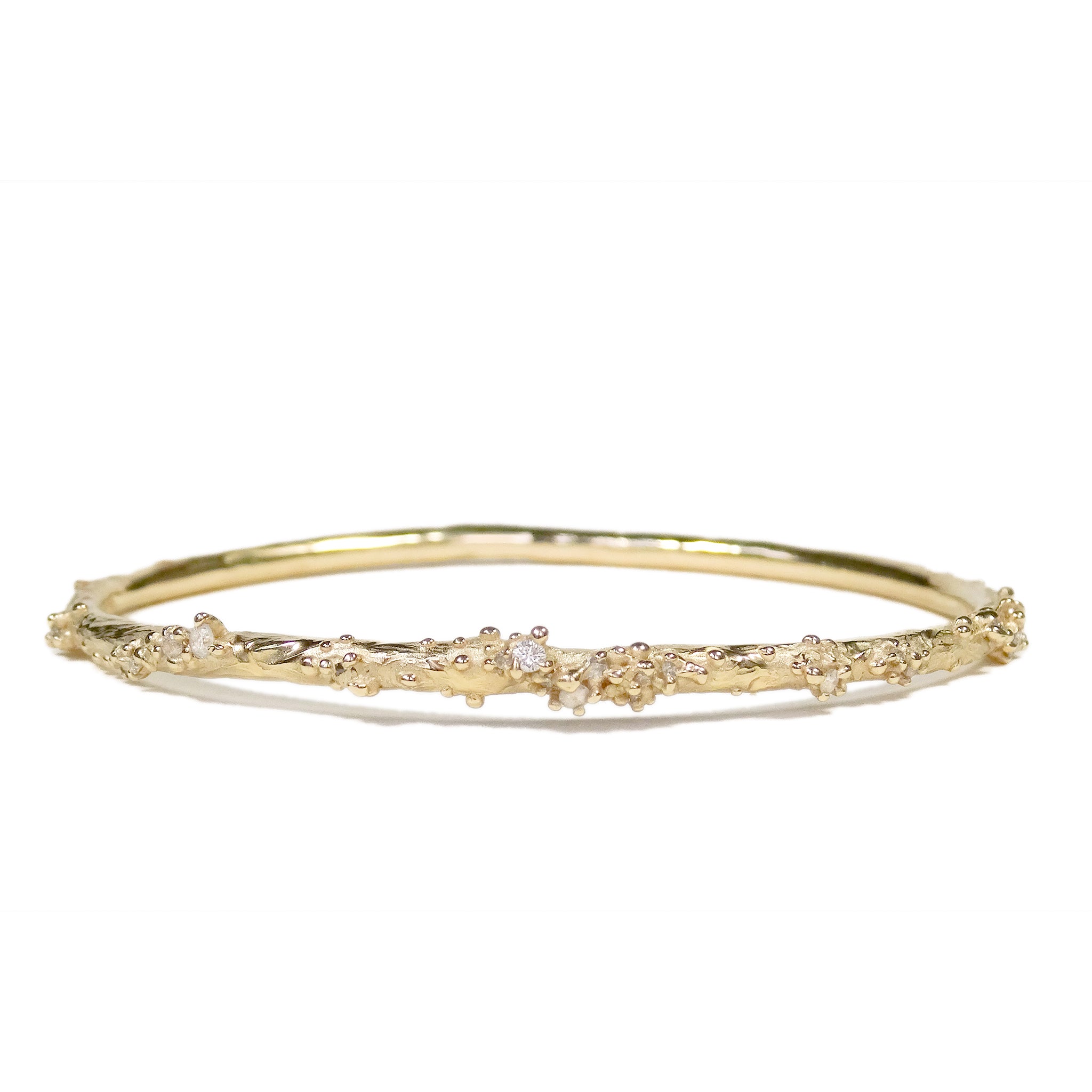 Starry Night Bangle in 9ct Yellow Gold & Diamonds